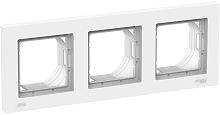 Рамка универсальная Systeme Electric AtlasDesign Aqua 3-м. IP44 белый картинка